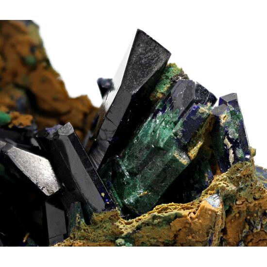 Azurite With Malachite Psm Azurite