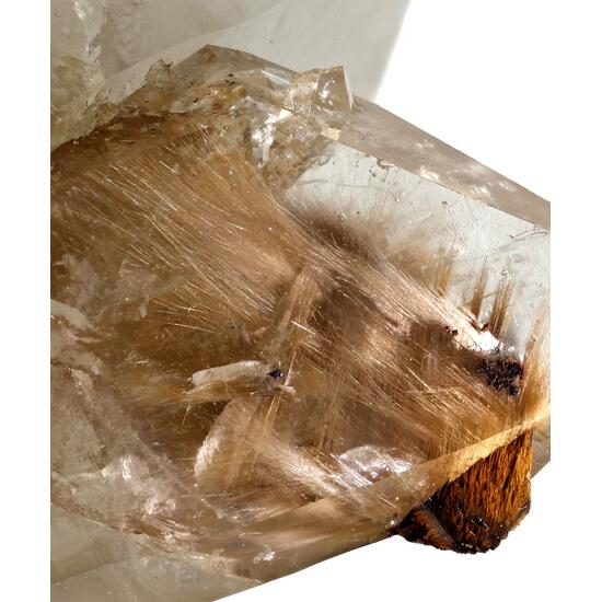 Quartz With Brookite & Rutile