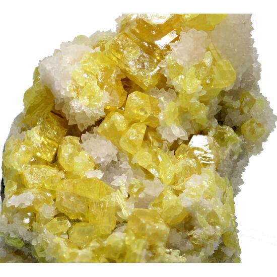 Native Sulphur & Calcite