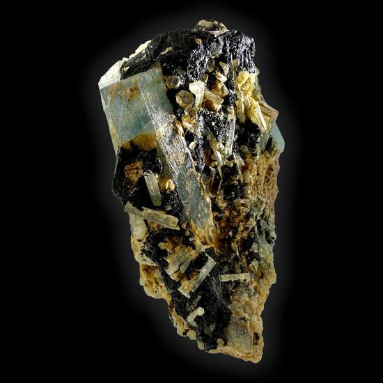 Aquamarine & Schorl