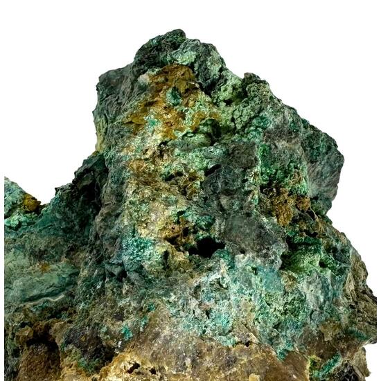 Chrysocolla With Metazeunerite & Malachite