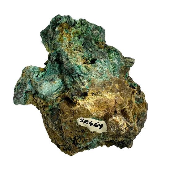 Chrysocolla With Metazeunerite & Malachite