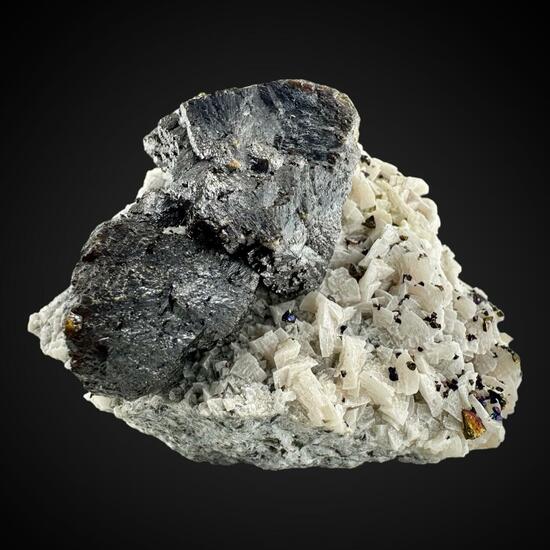 Chalcopyrite & Sphalerite On Dolomite