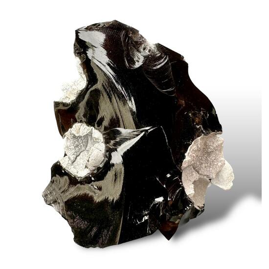 Obsidian Fayalite & Cristobalite