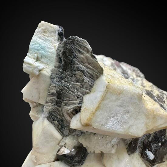 Microcline With Smoky Quartz & Muscovite