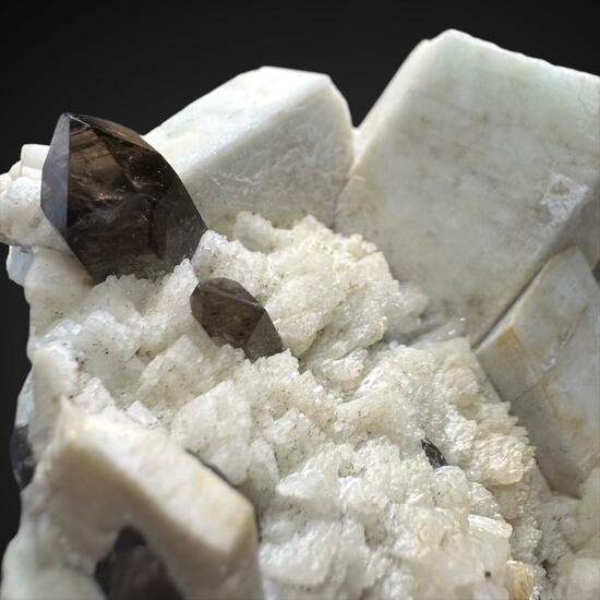 Microcline With Smoky Quartz & Muscovite