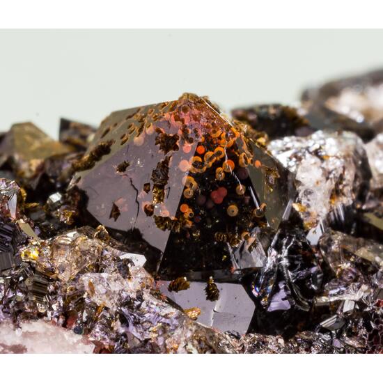 Smoky Quartz Karibibite Hematite & Erythrite