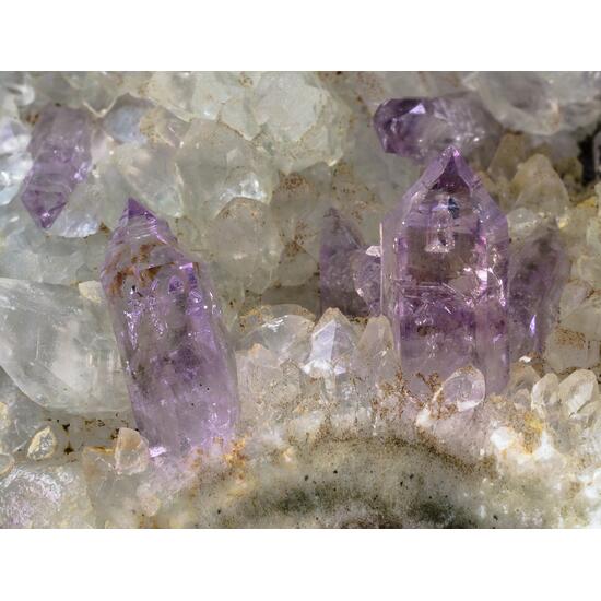 Amethyst Var Sceptre With Calcite