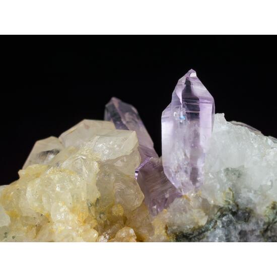 Amethyst With Calcite