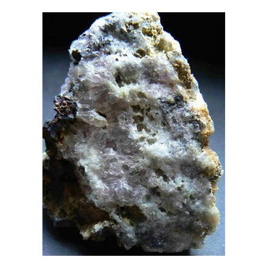 Native Silver Acanthite & Amethyst