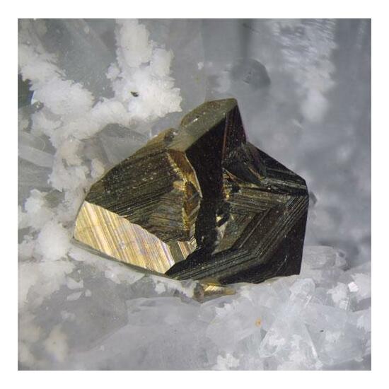 Chalcopyrite Calcite & Quartz