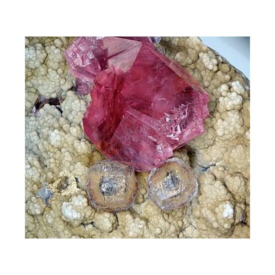 Fluorite & Rhodochrosite