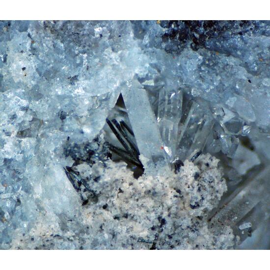 Stibnite & Quartz