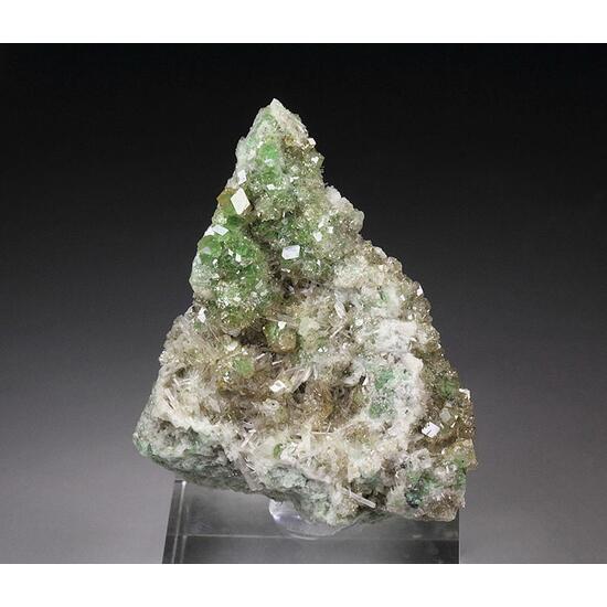 Chrome-Bearing Grossular With Diopside