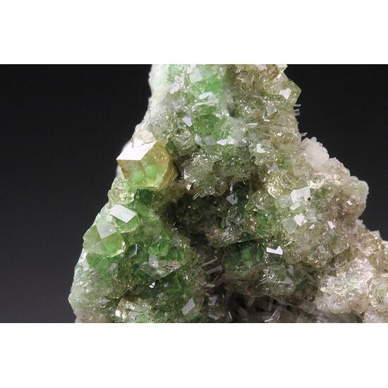 Chrome-Bearing Grossular With Diopside