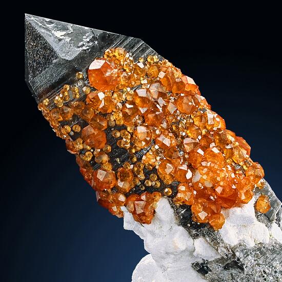 Spessartine & Smoky Quartz