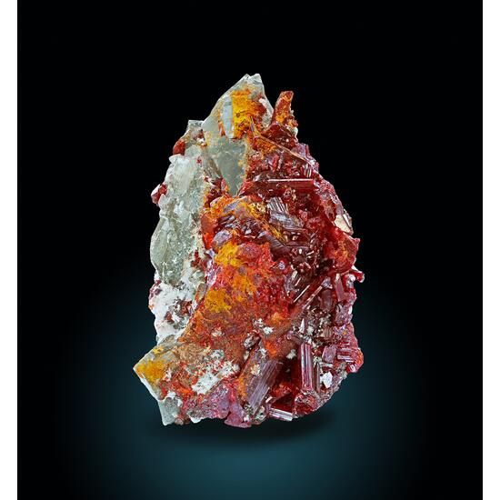 Realgar With Calcite & Picropharmacolite