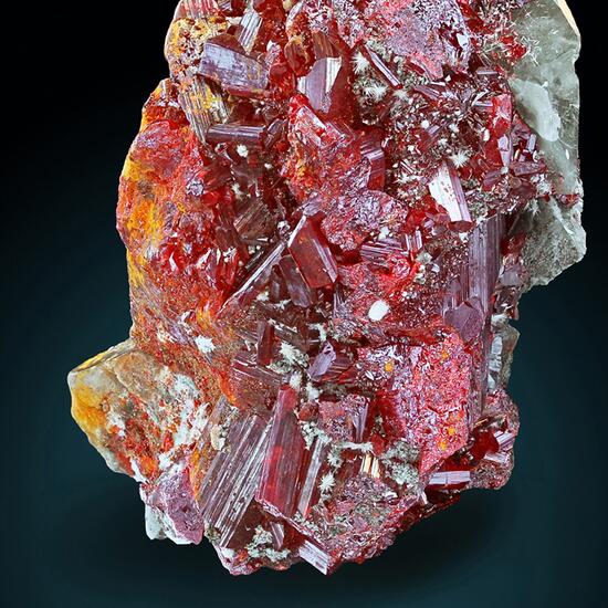 Realgar With Calcite & Picropharmacolite