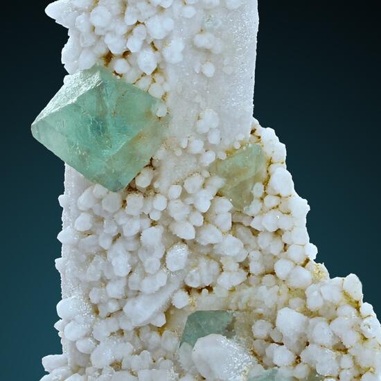 Fluorite On Quartz