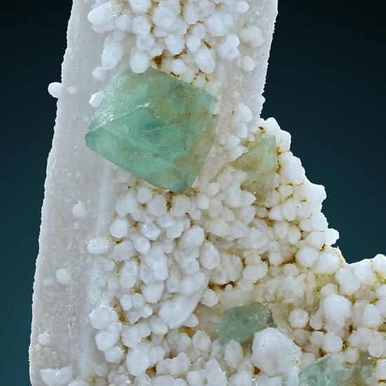 Fluorite On Quartz