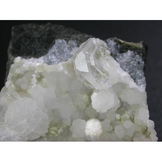 Fluorapophyllite On Thomsonite