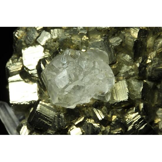 Fluorite On Pyrite