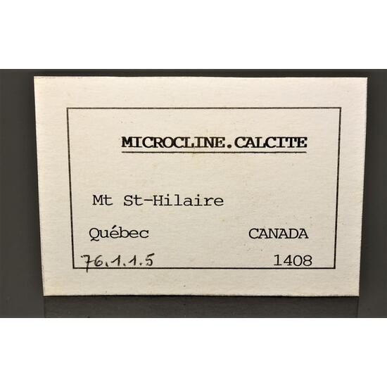 Microcline Calcite & Pyrite