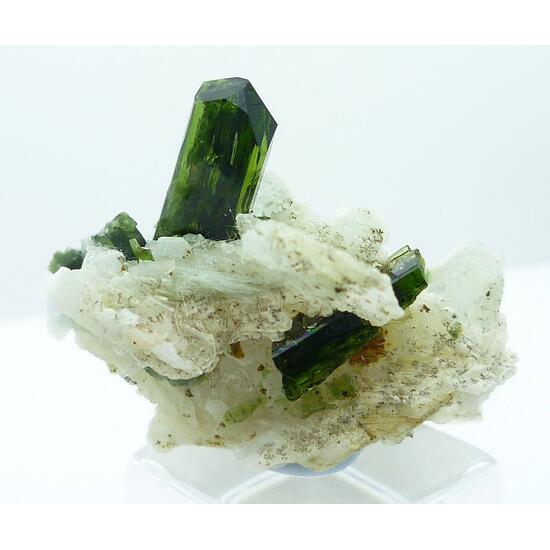 Diopside On Cleavelandite