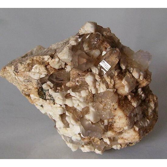 Orthoclase & Smoky Quartz