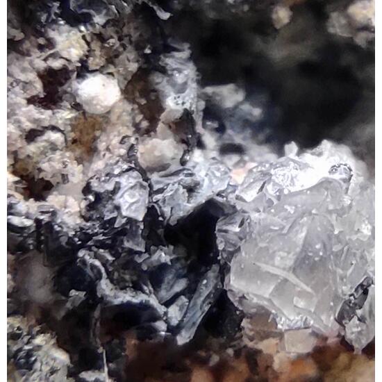 Fluorapatite Calcite & Hematite