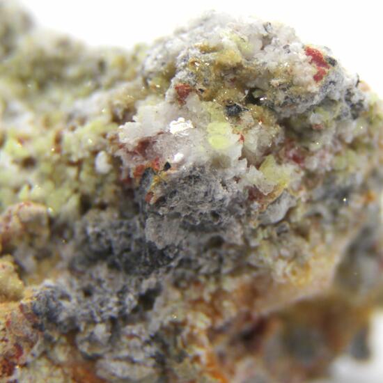 Claudetite Arsenolite & Realgar With Orpiment